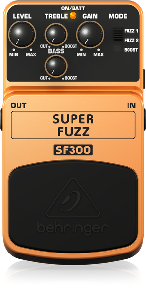 Behringer SF300 Super Fuzz Guitar Effects Pedal